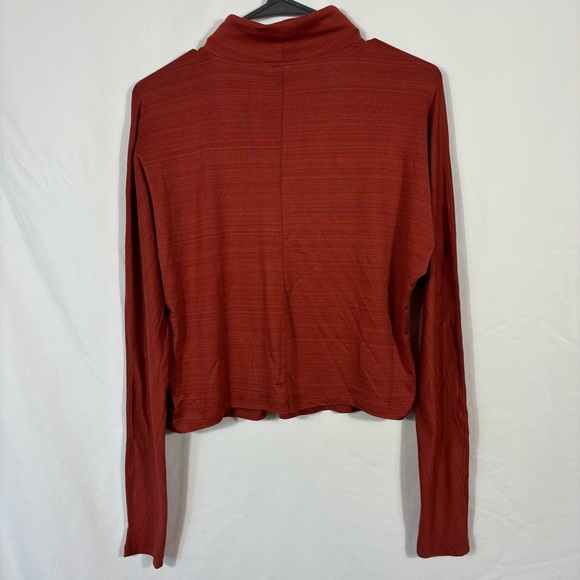 Kyodan Outdoor Red Orange Long Sleeve Activewear Shirt | Size Petite Small - Picture 2 of 4